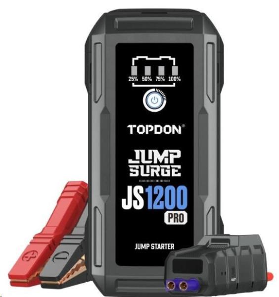 TOPDON Car Jump Starter JumpSurge 1200 PRO,  10000 mAh