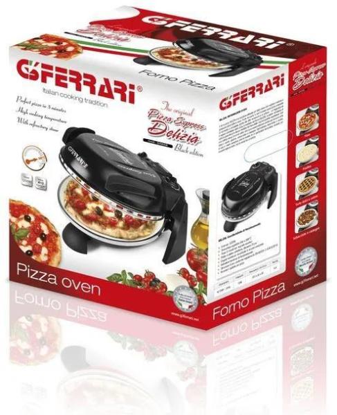 G3 Ferrari Delizia pec na pizzu, 1200 W, časovač, termostat, horní a spodní ohřev, černá5