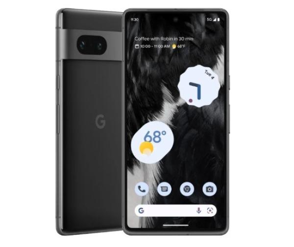 BAZAR - Google Pixel 7,  8/ 128GB 5G,  DS,  Stormy Black - Poškozený obal (Komplet)