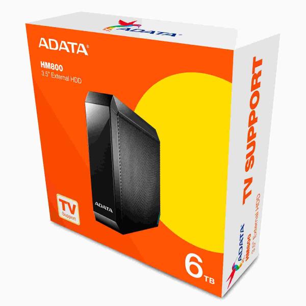 ADATA Externí HDD 6TB HM800, USB Micro-B, USB 3.2, černá4