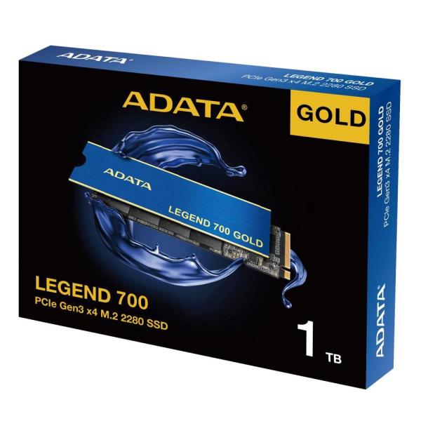 ADATA SSD 1TB LEGEND 700 GOLD, PCIe Gen3 x4, M.2 2280, (R:2000 W:1600MB s), BEZ ADATA HEATSINKU6