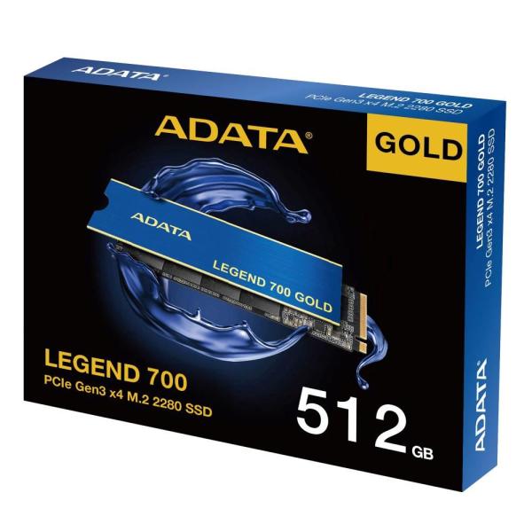 ADATA SSD 512GB LEGEND 700 GOLD, PCIe Gen3 x4, M.2 2280, (R:2000 W:1600MB s)6