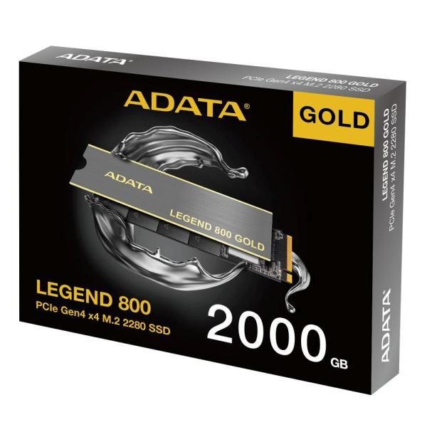 ADATA SSD 2TB LEGEND 800 GOLD, PCIe Gen4 x4, M.2 2280, (R:3500 W:2800MB s)6