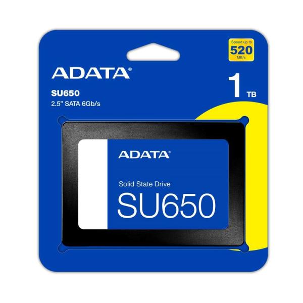 ADATA SU650/ 1TB/ SSD/ 2.5"/ SATA/ 3R3