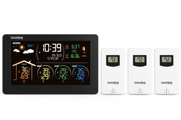 GARNI 580 Line - Meteorologická stanice se 3 bezdrátovými čidly