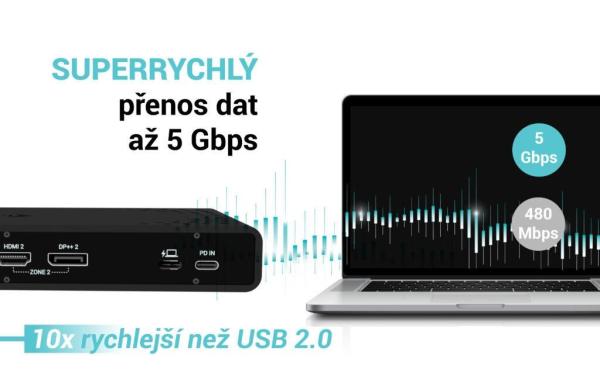 i-tec Universal Dual 4K Display Docking Station,  Power Delivery 85W + i-tec USB-C Charger 100W11