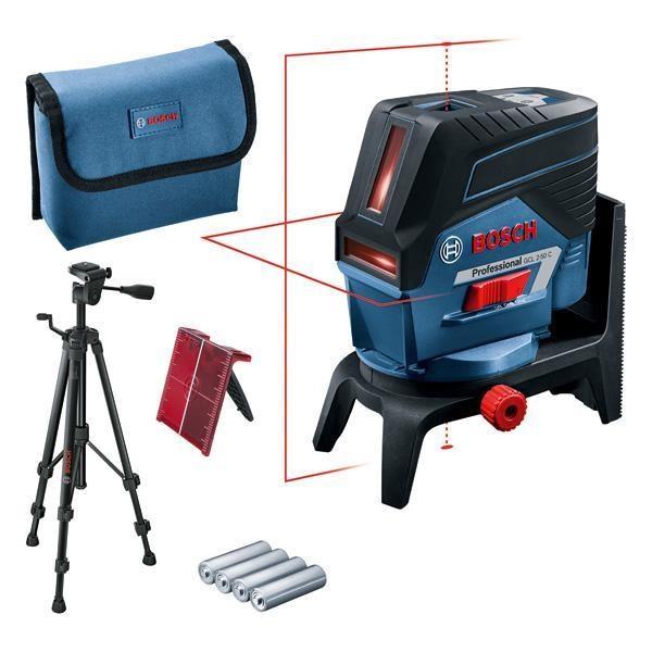 Bosch GCL 2-50 C kombinovaný laser, Bluetooth pro aplikaci Levelling, stavební stativ, 4x baterie 1, 5 V LR6 (AA)