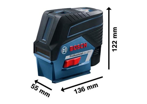 Bosch GCL 2-50 C kombinovaný laser, Bluetooth pro aplikaci Levelling, stavební stativ, 4x baterie 1, 5 V LR6 (AA)1