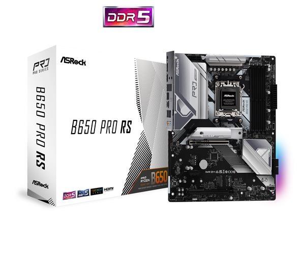 BAZAR - ASRock MB Sc AM5 B650 PRO RS,  AMD B650,  4xDDR5,  1xDP,  1xHDMI - Po opravě (Komplet)