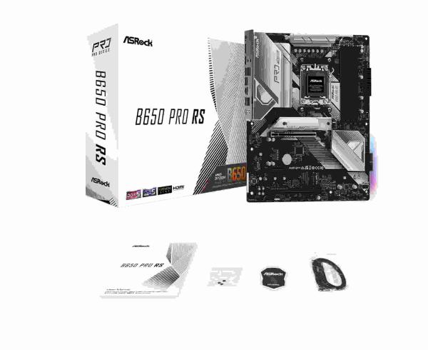 BAZAR - ASRock MB Sc AM5 B650 PRO RS,  AMD B650,  4xDDR5,  1xDP,  1xHDMI - Po opravě (Komplet)7