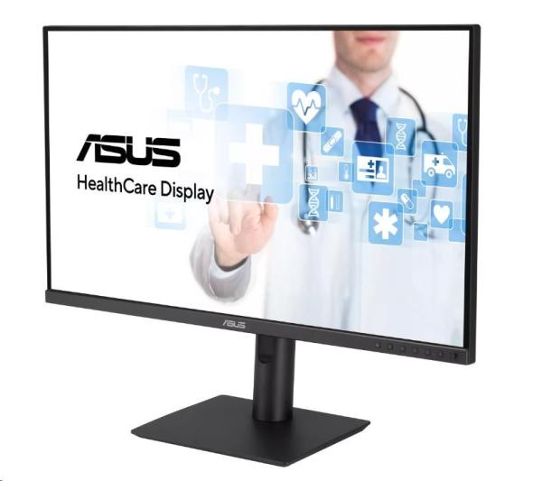 ASUS LCD 27" HA2741A HealthCare Monitor 2560 x 1440 75Hz USB-C, HDMI, DisplayPort Daisy-chain, Ergonomic Stand2