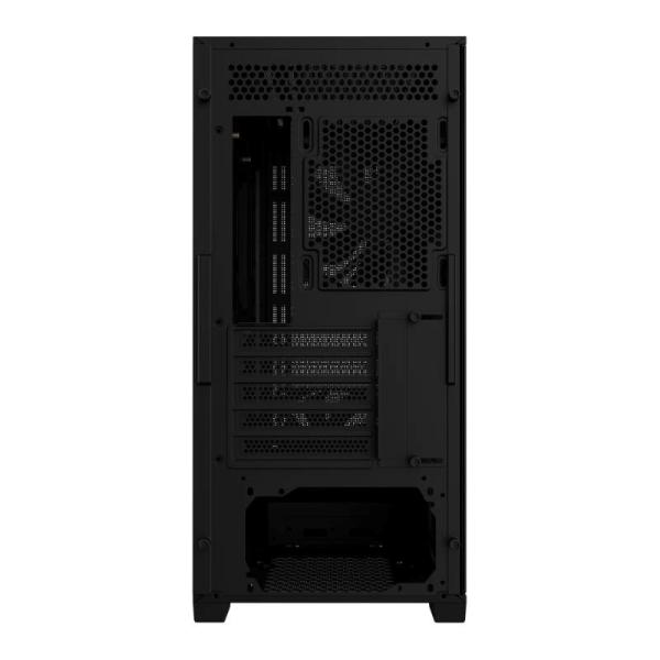 GIGABYTE PC Skříň GB-C102G,  Mid Tower,  2x USB3.0,  Průhledná bočnice,  2x 120mm Fan,  černá3