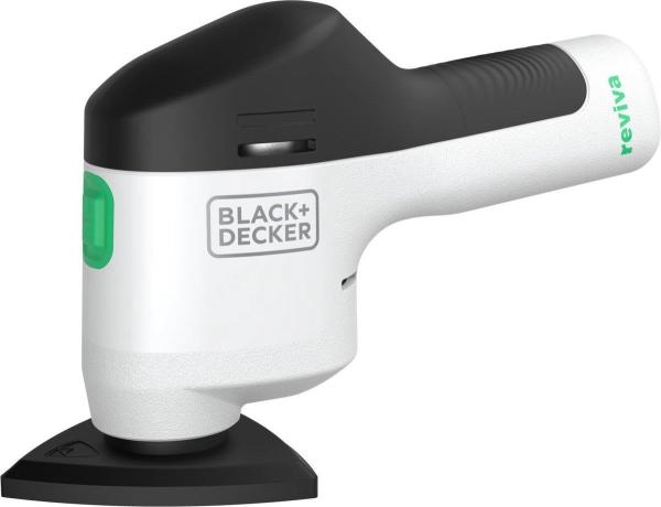 BLACK+DECKER REVDS12C Reviva bruska,  vibrační,  akumulátorová,  systém suchého zipu,  bílá