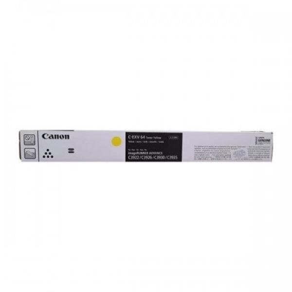 <p>Canon toner C-EXV 64 žltá (iR-ADV C3922i 3926i 3930i 3935i)< p>