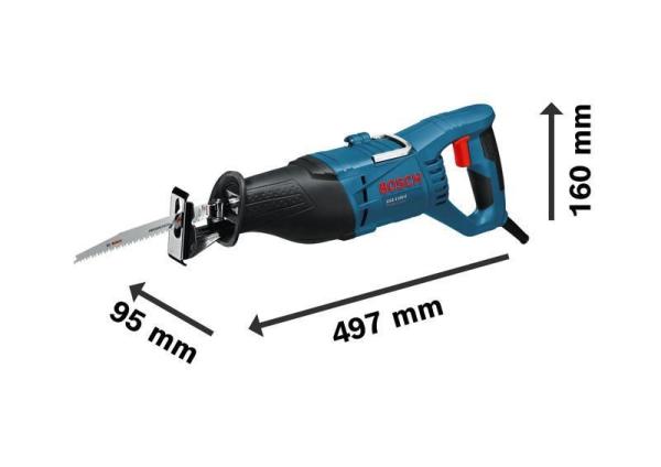 Bosch GSA 1100 pila ocaska, 1100 W, 0 - 2.700 zdvihů min, výška zdvihu 28 mm1