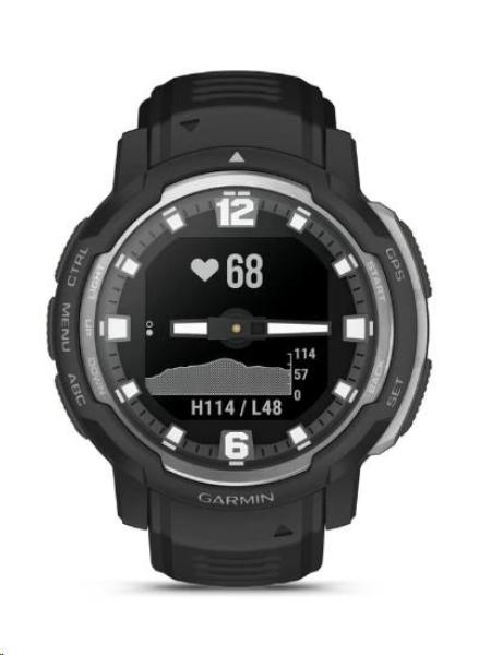 Garmin Instinct Crossover 45mm black,  EU1