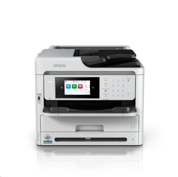 BAZAR - EPSON tiskárna ink WorkForce Pro WF-M5899DWF,  4v1,  A4,  34ppm,  LAN,  Wi-Fi (Direct),  USB - Poškozený obal (Komplet