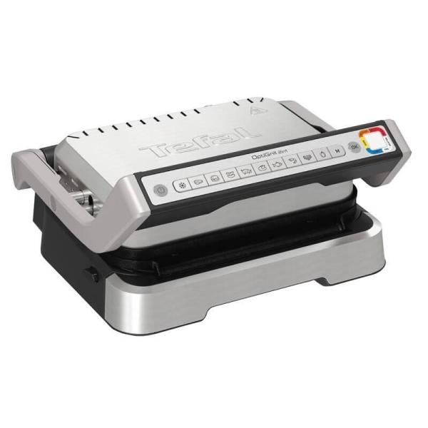 Tefal OptiGrill 2 v 1 GC772D30 Inox kontaktní gril,  2100 W,  termostat,  odkapávací nádobka,  aplikace Tefal1