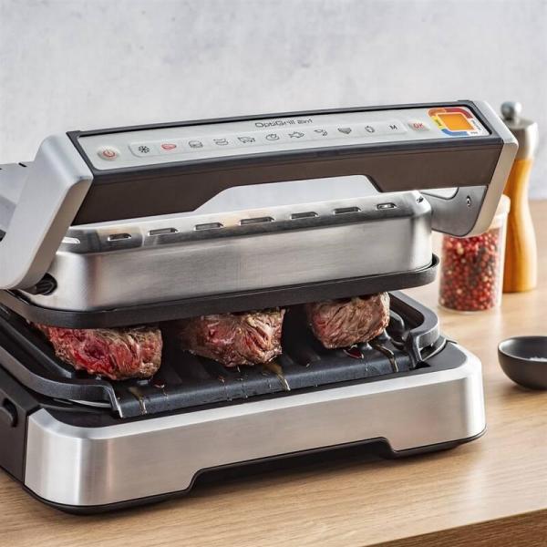 Tefal OptiGrill 2 v 1 GC772D30 Inox kontaktní gril,  2100 W,  termostat,  odkapávací nádobka,  aplikace Tefal7