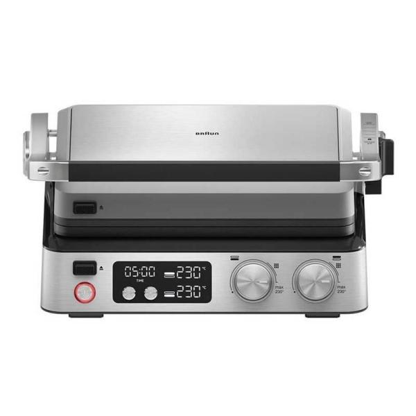 Braun Multigrill 7 CG7044 elektrický kontaktní gril,  2000 W,  odkapávací nádoba na tuk,  termostat,  mobilní aplikace