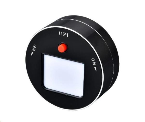 Viking zásuvkový modul A10,  LED světlo 3W,  černá