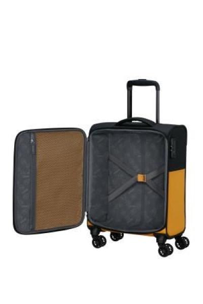 American Tourister Daring dash SPINNER S EXP TSA Black Yellow1