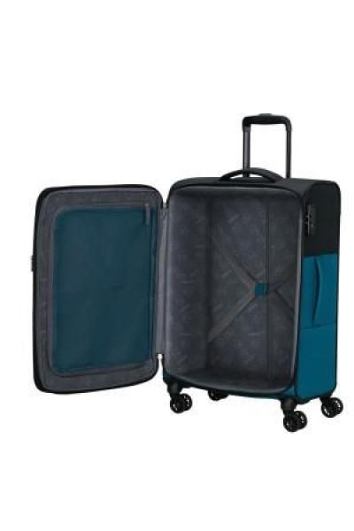 American Tourister Daring dash SPINNER M EXP TSA Black Blue1