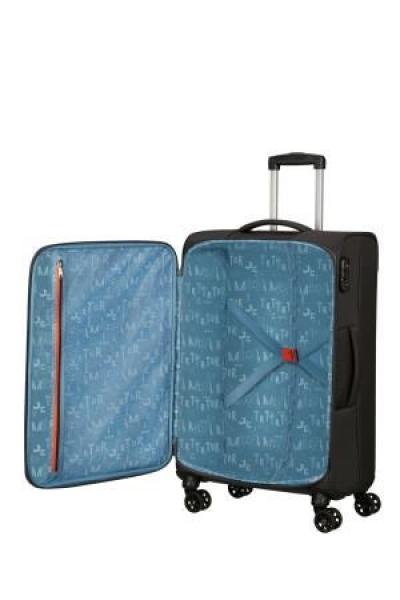 American Tourister Sea Seeker SPINNER 68 25 TSA Charcoal Grey1