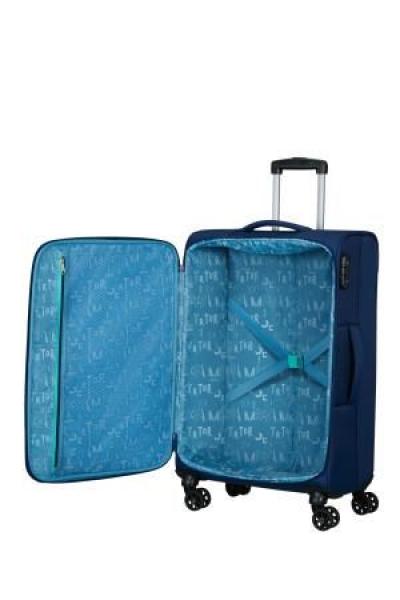 American Tourister Sea Seeker SPINNER 68 25 TSA Combat Navy1