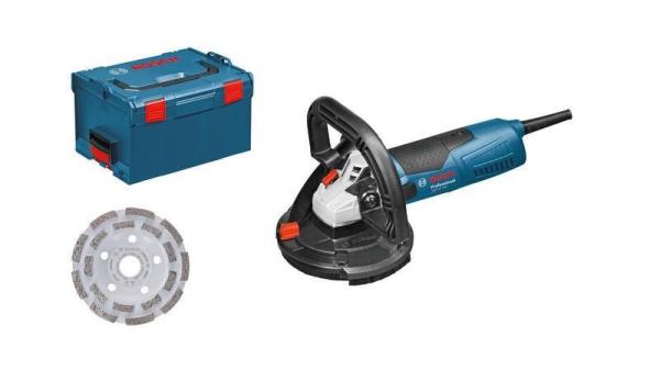 Bosch GBR 15 CAG bruska na beton, 1500 W, 9.300 ot min, kotouče 125 mm, závit M14