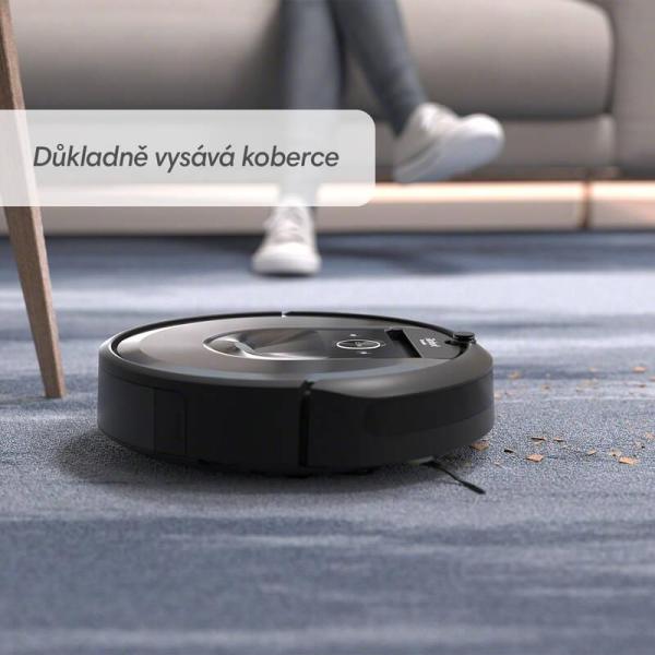 BAZAR - iRobot Roomba i8+ Combo (i8578) robotický vysavač s mopem,  mobilní aplikace,  navigace iAdapt 3.0 - použité9