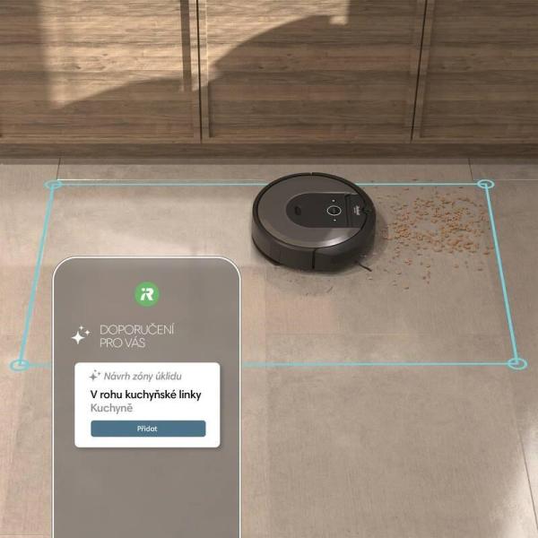 BAZAR - iRobot Roomba i8+ Combo (i8578) robotický vysavač s mopem,  mobilní aplikace,  navigace iAdapt 3.0 - použité10