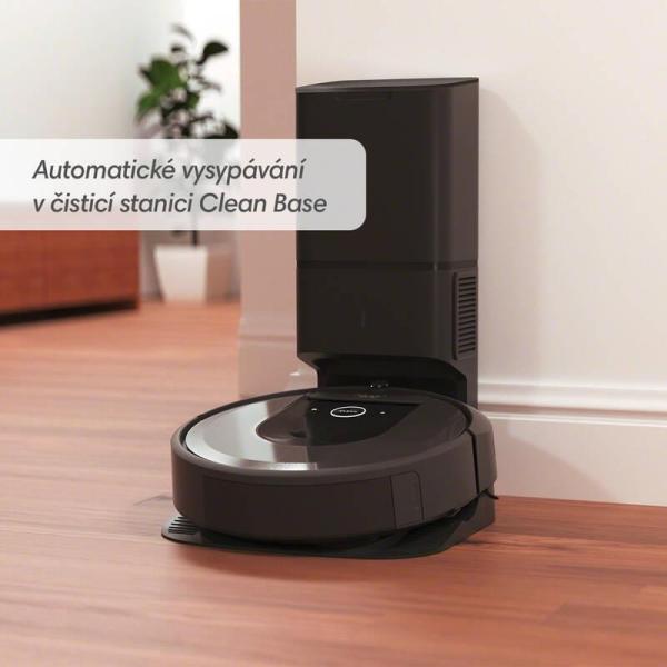 BAZAR - iRobot Roomba i8+ Combo (i8578) robotický vysavač s mopem,  mobilní aplikace,  navigace iAdapt 3.0 - použité3