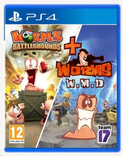 PS4 hra Worms Battlegrounds + Worms W.M.D