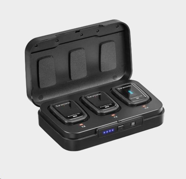 Saramonic Blink 500 ProX B2R 2.4GHz Dual-Channel Wireless Microphone System with Charging Case3