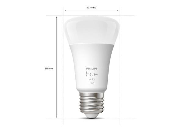 BAZAR PHILIPS Hue White 9.5W 1100 E27 2ks POŠKOZENÝ OBAL2