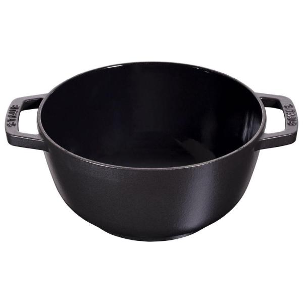 Staub sada na fondue, 20 cm, litinový, 2.36 l, až pro 6 lidí, pro všechny zdroje tepla, černá3