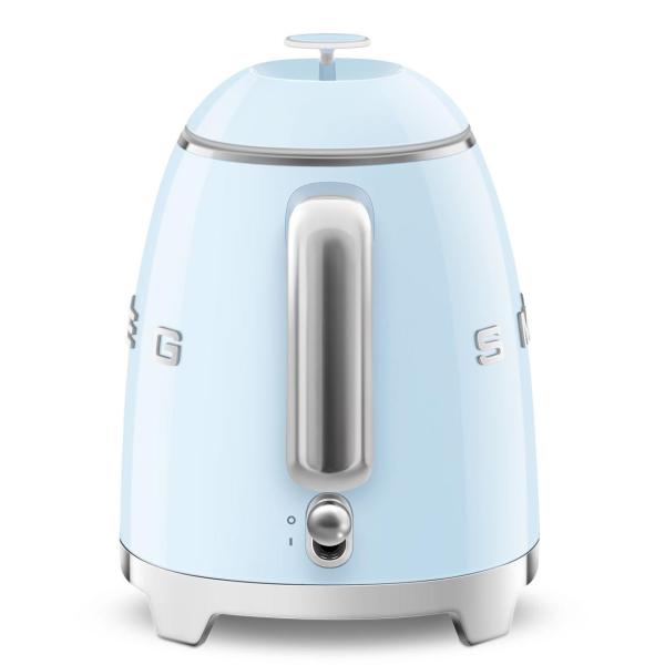 Smeg KLF05PBEU mini rychlovarná konvice, 0,8 l / 3 šálky, 1400 W, styl 50. let, pastelově modrá6