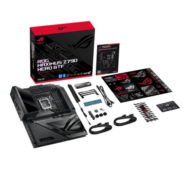 ASUS MB Sc LGA1700 ROG MAXIMUS Z790 HERO BTF, Intel Z790, 4x DRR5, 1xHDMI, 2xThunderbolt, WI-FI11