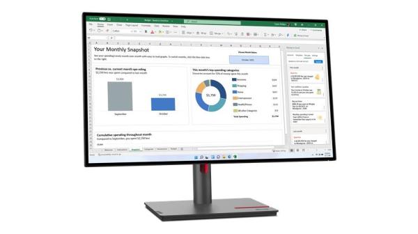 BAZAR - LENOVO LCD P27h-30 - 27&quot;&quot;, IPS, matný, 16:9, 2560x1440, 178/ 178, 4ms, 350cd/ m2, 1000:1, HDMI, DP, USB-C, RJ45 - rozbaleno2