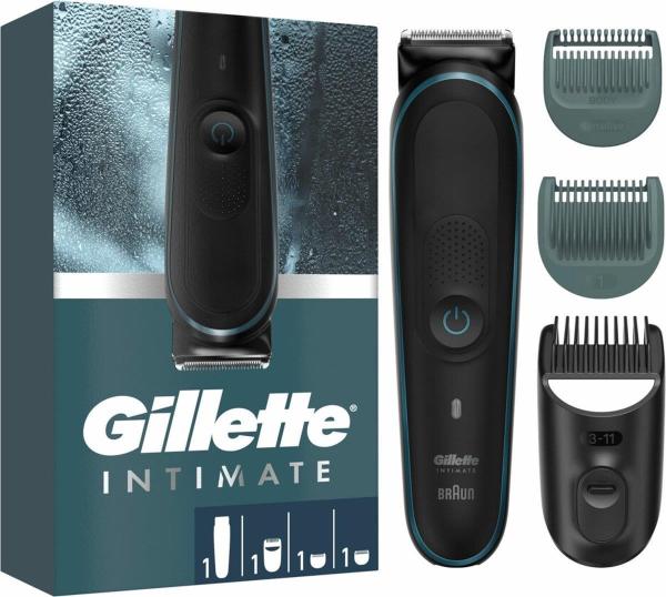 Gillette Intimate Trimmer i5 zastřihávač chlooupků,  voděodolný,  bezdrátový,  šetrný k intimní pokožce