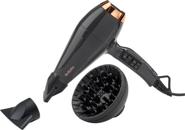 BaByliss Italian Air Pro 2200 6719DE fén na vlasy,  2200 W,  3 teploty a 2 rychlosti,  ionizace,  černá