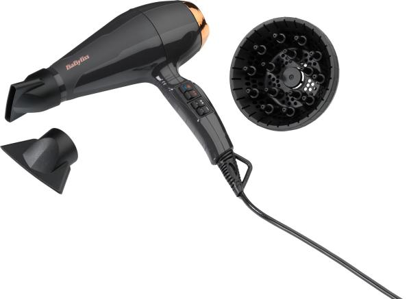 BaByliss Italian Air Pro 2200 6719DE fén na vlasy,  2200 W,  3 teploty a 2 rychlosti,  ionizace,  černá1