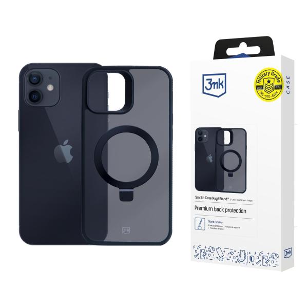 3mk Smoke Case Mag&Stand pro Apple iPhone 12 12 Pro