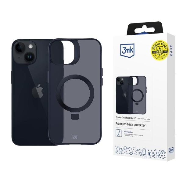 3mk Smoke Case Mag&Stand pro Apple iPhone 13 14