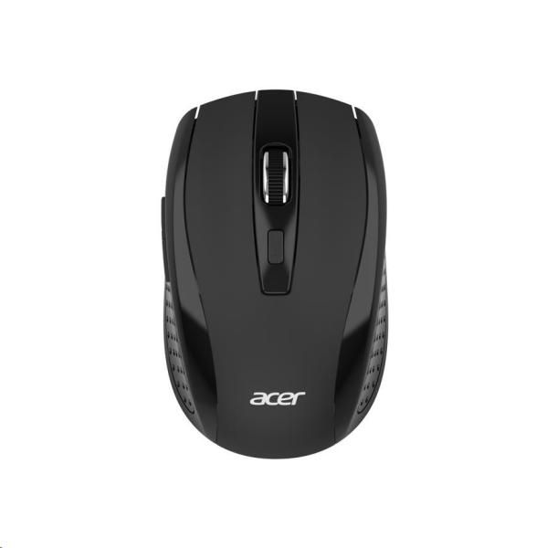 ACER Myš,  Wireless mouse MX202 Black - RF 2.4 GHz dongle,  DPI 1000/ 1200/ 1600,  6 tlačítek