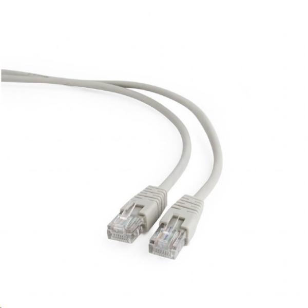 BAZAR - GEMBIRD kabel patchcord Cat5e UTP 7, 5m,  šedý - Poškozený obal (Komplet)