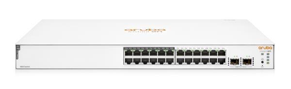 Aruba Instant On 1830 24G 2SFP 195W Switch (24G + 12xPoE CL4) + 2x ION AP21 RW Wi-Fi 6 AP ( S1T09A )