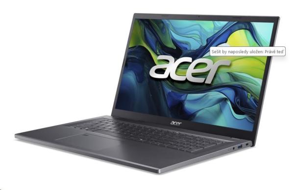 ACER NTB Aspire 17 (A17-51M-54L5), i5-120U, 17, 3"FHD, 16GB, 1024GB SSD, Intel Iris, Win11H, Gray0