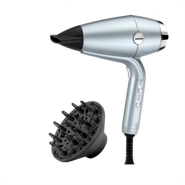 BaByliss D773DE fén na vlasy,  2100 W,  2 rychlosti,  3 teploty,  iontová technologie,  difuzér